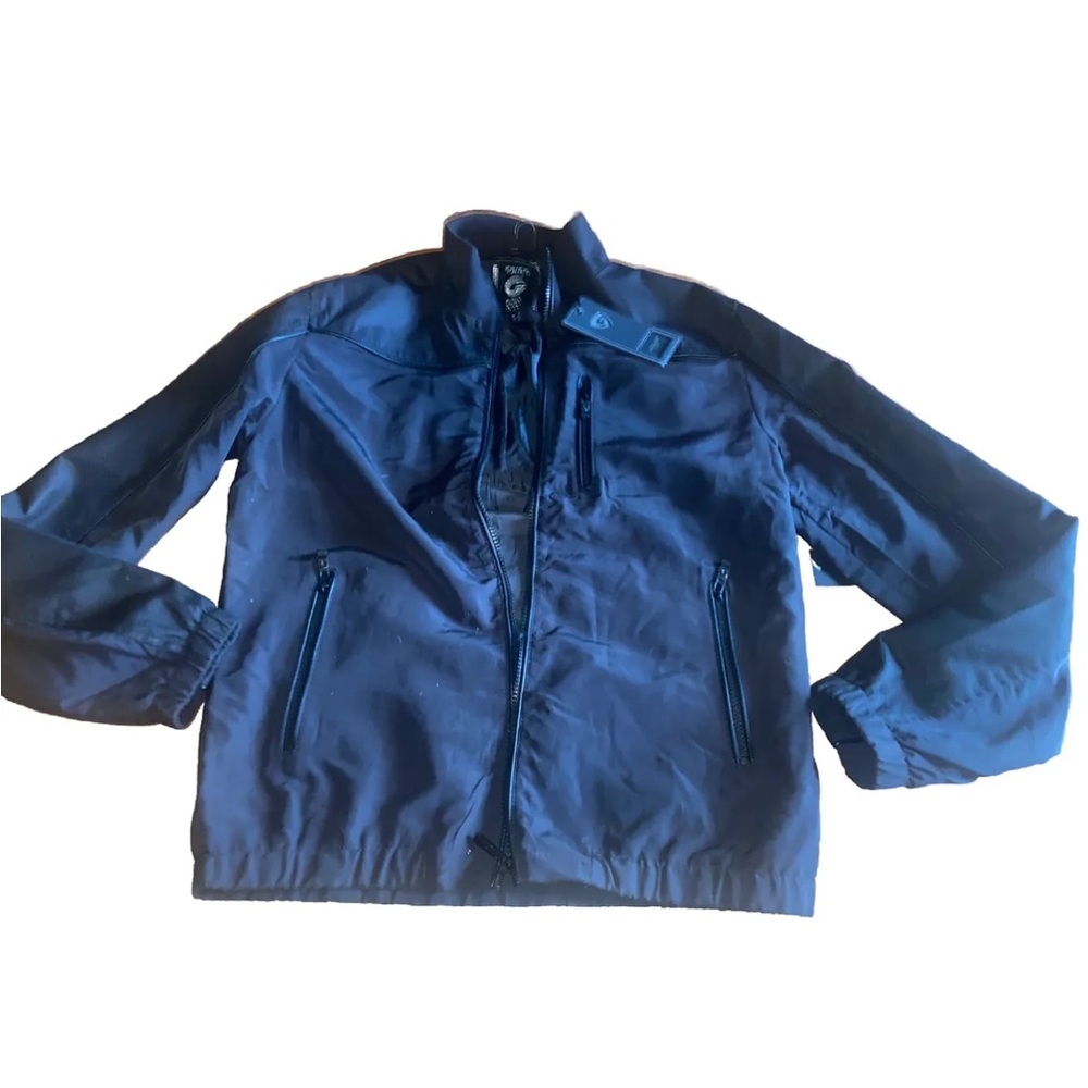 Men’s Fried Denim Black Jacket Medium